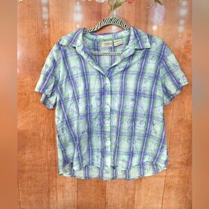 Baxter & Wells button down blouse size XL
